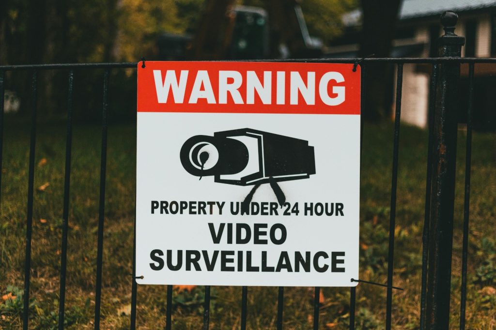 AI Security Camera Warning - Philadelphia